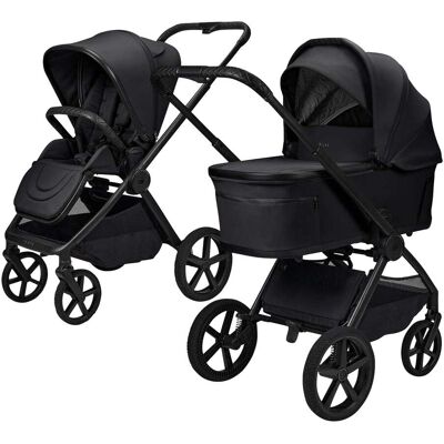 Moon Kombikinderwagen GIO FOLD Trio-Set inkl. Babyschale Cosmo 2.0 - schwarz - Unisex Moon Kombikinderwagen GIO FOLD Trio-Set inkl. Babyschale Cosmo 2.0 - schwarz - Unisex