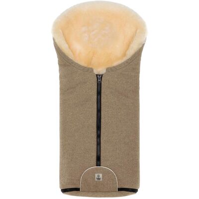babycab Winterfußsack Lammfell Oolu Wool für Tragewannen und Babyschalen - braun - Unisex babycab Winterfußsack Lammfell Oolu Wool für Tragewannen und Babyschalen - braun - Unisex
