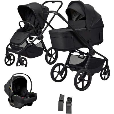 Moon Kombikinderwagen Resea FOLD Trio-Set inkl. Babyschale Cosmo 2.0 - schwarz - Unisex Moon Kombikinderwagen Resea FOLD Trio-Set inkl. Babyschale Cosmo 2.0 - schwarz - Unisex