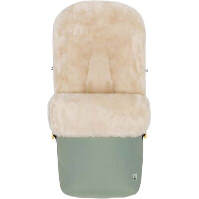 babycab Winterfußsack Lammfell Lille für Kinderwagen, Buggy - gruen - Unisex babycab Winterfußsack Lammfell Lille für Kinderwagen, Buggy - gruen - Unisex