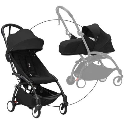 Stokke Buggy inkl. Neugeborenenset - schwarz - Unisex Stokke Buggy inkl. Neugeborenenset - schwarz - Unisex