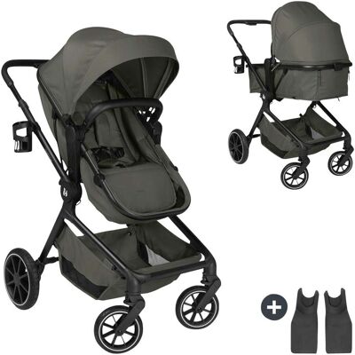 Hauck Kombikinderwagen Convert N Care - oliv - Unisex Hauck Kombikinderwagen Convert N Care - oliv - Unisex