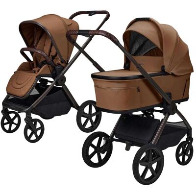 Moon Kombikinderwagen GIO FOLD Trio-Set inkl. Babyschale Cosmo 2.0 - braun - Unisex Moon Kombikinderwagen GIO FOLD Trio-Set inkl. Babyschale Cosmo 2.0 - braun - Unisex