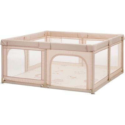 fillikid Laufgitter Malta mit Boden 150x150 cm - beige - Unisex fillikid Laufgitter Malta mit Boden 150x150 cm - beige - Unisex