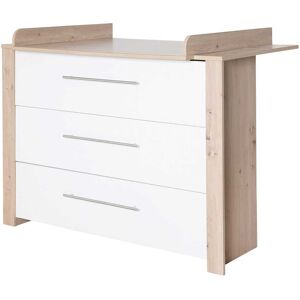 roba Malo Wickelkommode - Weiß mit Artisan-Eiche Dekor - 112x75,5x98cm roba Malo Wickelkommode - Weiß mit Artisan-Eiche Dekor - 112x75,5x98cm