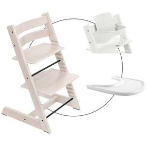 Stokke Bundle Treppenhochstuhl inklusive Babyset & Tray - weiss - Unisex Stokke Bundle Treppenhochstuhl inklusive Babyset & Tray - weiss - Unisex
