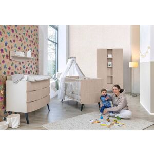 Schardt 3-tlg. Babyzimmer Smile mit 2-türigem Kleiderschrank - beige - Unisex Schardt 3-tlg. Babyzimmer Smile mit 2-türigem Kleiderschrank - beige - Unisex