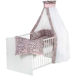 Schardt Leo Pink Kinderbett - Evolutiv Weiß Buchenholz 70x140 cm Schardt Leo Pink Kinderbett - Evolutiv Weiß Buchenholz 70x140 cm