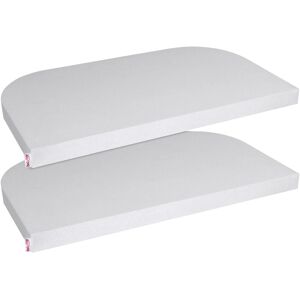 babybay 2er-Pack Jersey Spannbetttuch Deluxe passend für Modell Boxspring XXL - grau - Unisex babybay 2er-Pack Jersey Spannbetttuch Deluxe passend für Modell Boxspring XXL - grau - Unisex