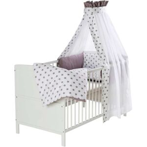Schardt Babybett mit Ausstattung Conny 70x140 cm - weiss - Unisex Schardt Babybett mit Ausstattung Conny 70x140 cm - weiss - Unisex