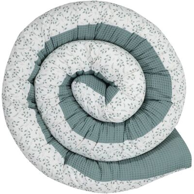 Ullenboom Nestchenschlange Waffelpiqué 300 cm - gruen - Unisex Ullenboom Nestchenschlange Waffelpiqué 300 cm - gruen - Unisex