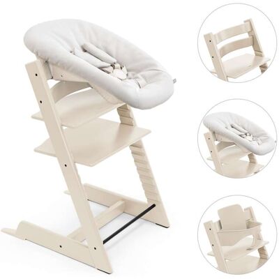 Stokke Bundle Treppenhochstuhl inklusive Newbornset Vanilla White & Babyset - weiss - Unisex Stokke Bundle Treppenhochstuhl inklusive Newbornset Vanilla White & Babyset - weiss - Unisex