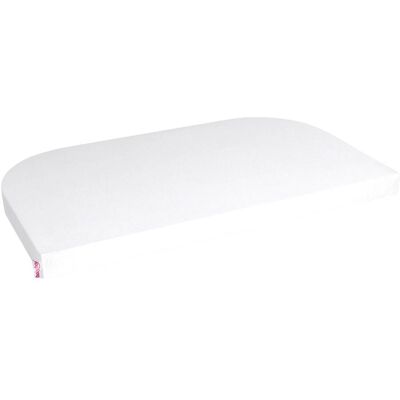 babybay Jersey-Spannbetttuch für Beistellbett Original 81x42 cm - weiss - Unisex babybay Jersey-Spannbetttuch für Beistellbett Original 81x42 cm - weiss - Unisex