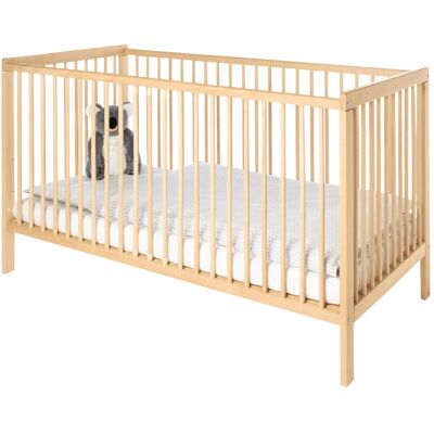 Pinolino Hanna Babybett - Höhenverstellbar, Natur Buchenholz Pinolino Hanna Babybett - Höhenverstellbar, Natur Buchenholz