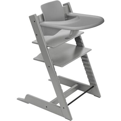 Stokke Bundle Treppenhochstuhl inklusive Babyset & Tray - grau - Unisex Stokke Bundle Treppenhochstuhl inklusive Babyset & Tray - grau - Unisex