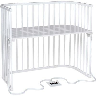 babybay Beistellbett Boxspring XXL - weiss - Unisex babybay Beistellbett Boxspring XXL - weiss - Unisex