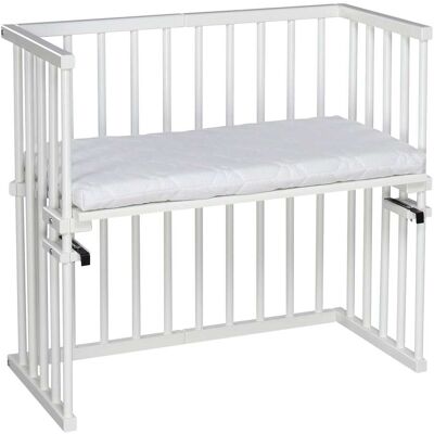babybay Beistellbett Midi mit Matratze Classic Soft - weiss - Unisex babybay Beistellbett Midi mit Matratze Classic Soft - weiss - Unisex