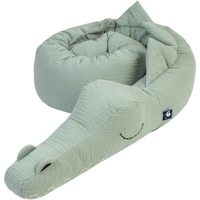 Julius Zöllner Bettschlange Musselin Sleep Buddy 180 cm - gruen - Unisex Julius Zöllner Bettschlange Musselin Sleep Buddy 180 cm - gruen - Unisex