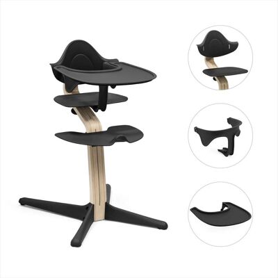Stokke Bundle Hochstuhl inkl. Babyset und Tray - schwarz - Unisex Stokke Bundle Hochstuhl inkl. Babyset und Tray - schwarz - Unisex