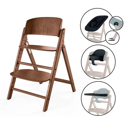 Cybex Hochstuhl CLICK & FOLD 4in1-Set - braun - Unisex Cybex Hochstuhl CLICK & FOLD 4in1-Set - braun - Unisex