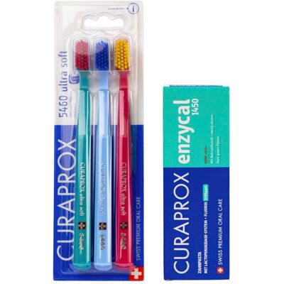 Curaprox 4er-Set Eltern III Zahnbürsten und Zahnpasta - Unisex Curaprox 4er-Set Eltern III Zahnbürsten und Zahnpasta - Unisex