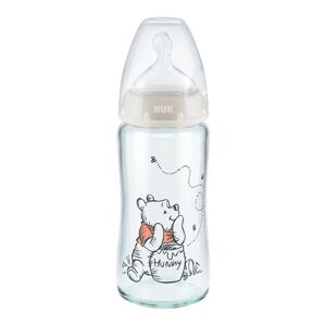 NUK Babyflasche First Choice Plus Temperature Control, Glas, 240ml, 0-6M - beige - Unisex