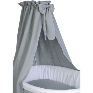 Mionido Textiles Set für Stubenwagen Musselin Uni Schleife - weiss gruen - Unisex Mionido Textiles Set für Stubenwagen Musselin Uni Schleife - weiss gruen - Unisex