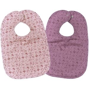 Wörner 2er-Pack Lätzchen mit Druckknopf 26x40 cm - rosa - Maedchen Wörner 2er-Pack Lätzchen mit Druckknopf 26x40 cm - rosa - Maedchen