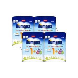 Humana Bundle 4er-Pack Kindergetränk 1+ 650g - weiss - Unisex