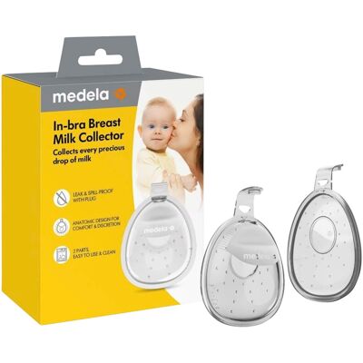 Medela 2er-Pack Milchauffangschale InBra - transparent - Unisex Medela 2er-Pack Milchauffangschale InBra - transparent - Unisex