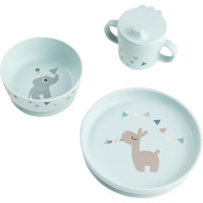 Done by Deer 3-tlg. Foodie Geschirr-Set - blau - Unisex Done by Deer 3-tlg. Foodie Geschirr-Set - blau - Unisex