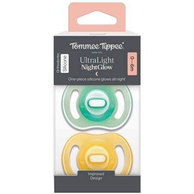 Tommee Tippee 2er-Pack Schnuller ultra light 0-6M - mehrfarbig - Unisex Tommee Tippee 2er-Pack Schnuller ultra light 0-6M - mehrfarbig - Unisex