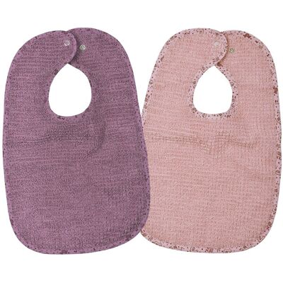 Wörner Bio-Baumwolle Baby-Lätzchen - 2er Pack Wörner Bio-Baumwolle Baby-Lätzchen - 2er Pack