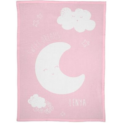 Herding Babydecke Unicade mit Namen 75x100 cm - rosa - Maedchen Herding Babydecke Unicade mit Namen 75x100 cm - rosa - Maedchen
