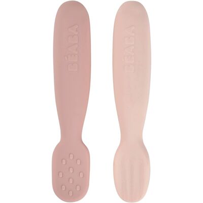 Beaba 2er-Pack Silikon-Esslernlöffel - braun - Unisex Beaba 2er-Pack Silikon-Esslernlöffel - braun - Unisex