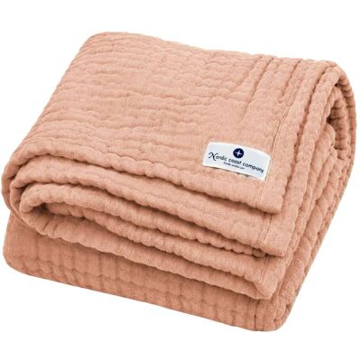 Nordic coast company Babydecke Musselin 75x75 cm - beige - Unisex Nordic coast company Babydecke Musselin 75x75 cm - beige - Unisex