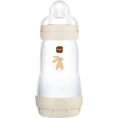MAM Babyflasche Easy Start matt, Anti-Kolik, 260 ml, ab 0M - beige - Unisex MAM Babyflasche Easy Start matt, Anti-Kolik, 260 ml, ab 0M - beige - Unisex
