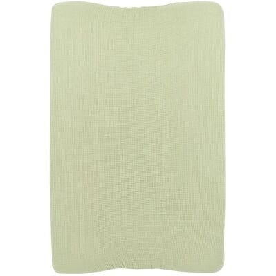 Meyco Baby Wickelauflagenbezug Musselin pre-washed 50x70 cm - oliv - Unisex Meyco Baby Wickelauflagenbezug Musselin pre-washed 50x70 cm - oliv - Unisex