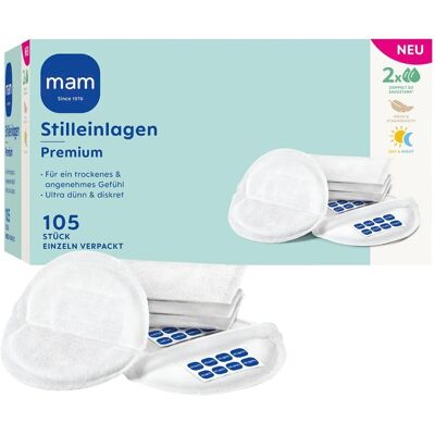 MAM 105er-Pack Einweg-Stilleinlagen - weiss - Unisex MAM 105er-Pack Einweg-Stilleinlagen - weiss - Unisex