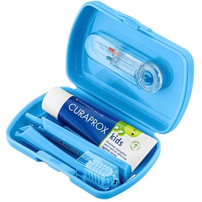 Curaprox Travel-Set Kids - blau - Unisex Curaprox Travel-Set Kids - blau - Unisex