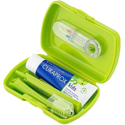 Curaprox Travel-Set Kids - gruen - Unisex Curaprox Travel-Set Kids - gruen - Unisex