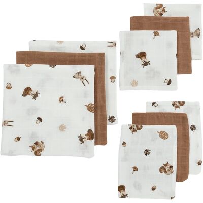 Meyco - Forest Animals Starterset - 9er Pack - Baby Starter Set Meyco - Forest Animals Starterset - 9er Pack - Baby Starter Set