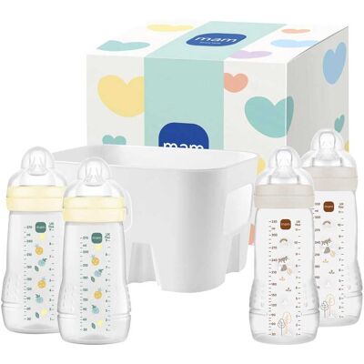MAM 5-tlg. Easy Active Flaschen Set mit Korb - mehrfarbig - Unisex MAM 5-tlg. Easy Active Flaschen Set mit Korb - mehrfarbig - Unisex