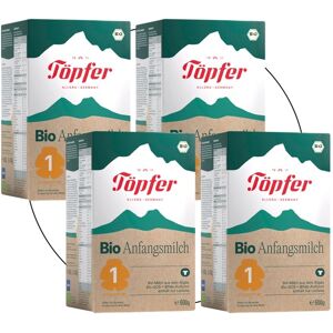 Töpfer 4er Pack Bio Anfangsmilch 1 600 g - Unisex Töpfer 4er Pack Bio Anfangsmilch 1 600 g - Unisex