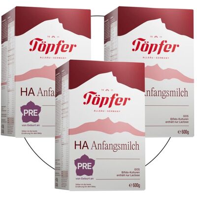 Töpfer 3er Pack HA PRE 600 g - Unisex Töpfer 3er Pack HA PRE 600 g - Unisex