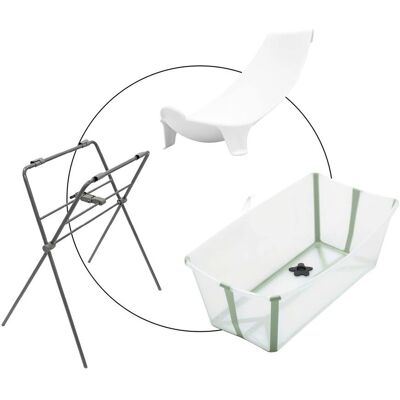 Stokke Badewanne inkl. Badewannensitz Newborn Support und Badewannenständer - Unisex Stokke Badewanne inkl. Badewannensitz Newborn Support und Badewannenständer - Unisex
