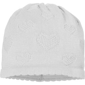 Maximo Strickmütze Herzen - weiss - Maedchen - Size: 41 Maximo Strickmütze Herzen - weiss - Maedchen - Size: 41