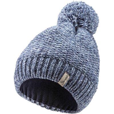 Sterntaler Winter-Strickmütze Bommel - blau - Unisex - Size: 51 Sterntaler Winter-Strickmütze Bommel - blau - Unisex - Size: 51
