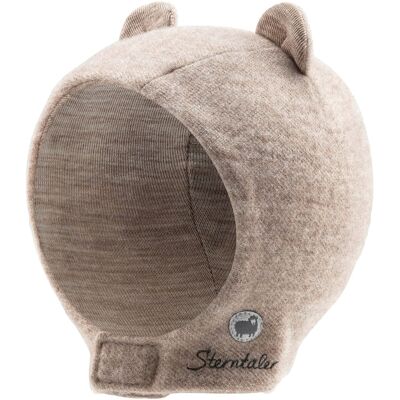 Sterntaler Woll-Schalmütze mit Ohren - braun - Unisex - Size: 47 Sterntaler Woll-Schalmütze mit Ohren - braun - Unisex - Size: 47