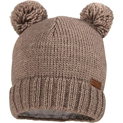 Maximo Winter-Strickmütze mit Bommel - braun - Unisex - Size: 47 Maximo Winter-Strickmütze mit Bommel - braun - Unisex - Size: 47